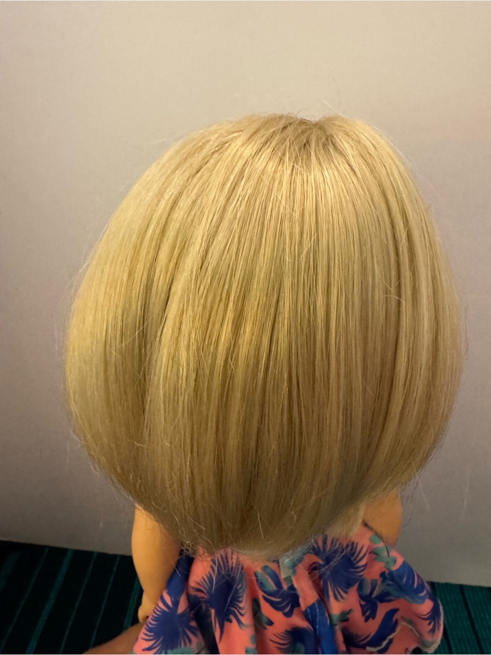 American Girl Doll  14” Wellie Wishers ~Camille~  Blonde Hair Blue Eyes #2 Dress - Picture 8 of 9